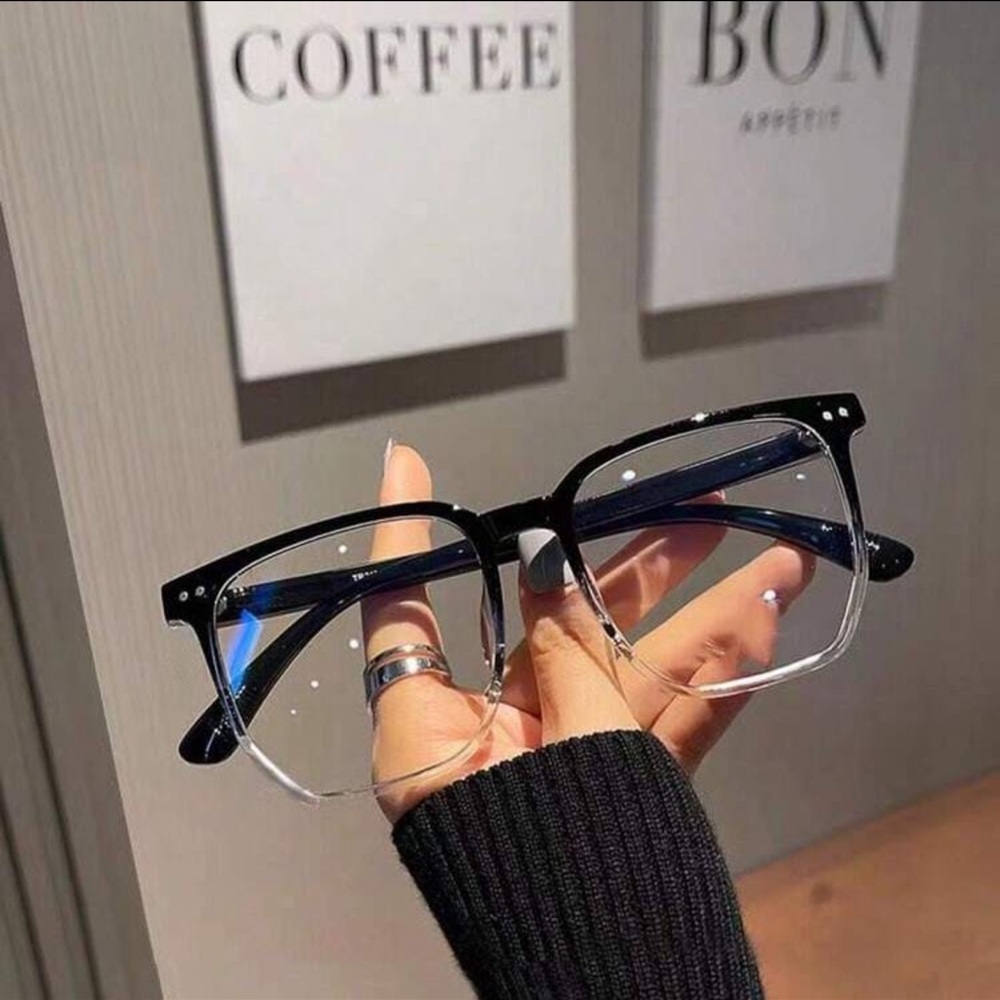 1pc Fashionable Eyeglasses, Sweet & Charming, Made Of PC Material